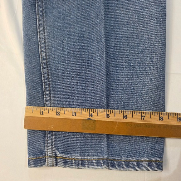 Levi 560 Jeans Mens W34 L33 Blue Denim Comfort Fit Straight Leg Zip Fly Casual - Picture 12 of 14